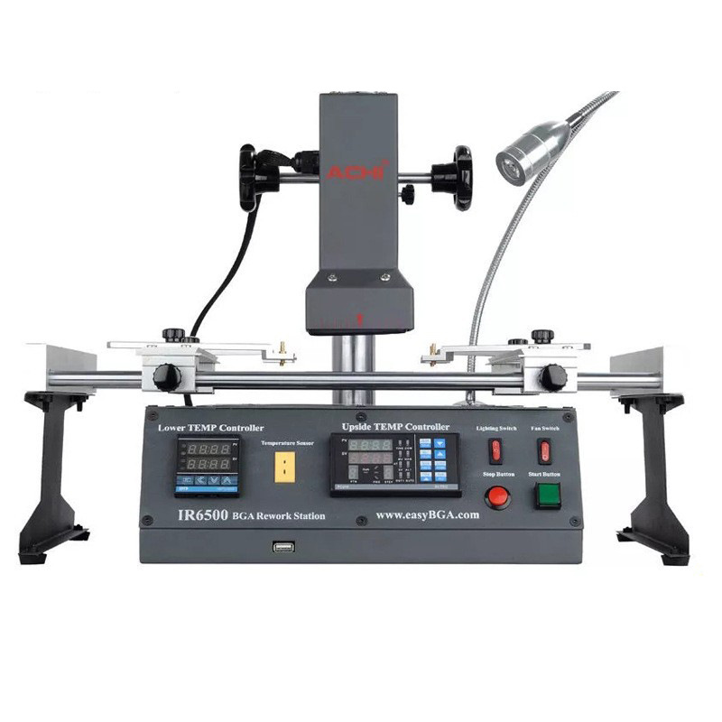 Infrared Bga Rework Station - ACHI IR6500 赤外線BGAはんだ付けリワークステーション 220V 携帯電話PCBマザーボードチップ修理システム再生溶接機