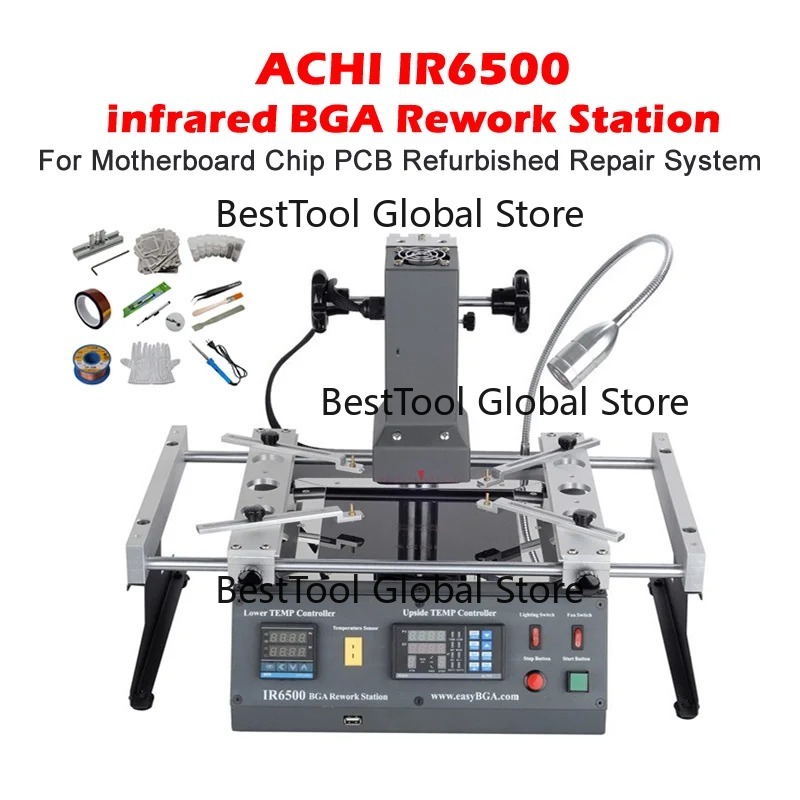 Infrared Bga Rework Station - IR6500 赤外線 BGA はんだ付けリワークステーション マザーボードチップ PCB