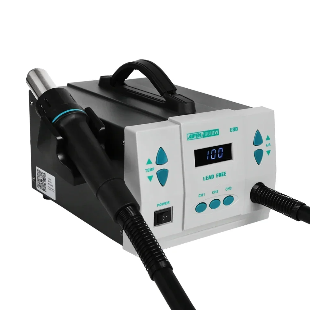Hot Air Rework Station 861Dw - 2026 AIFEN 861DW 熱風リワークはんだ付けステーション 携帯電話修理用ポータブル修理機器