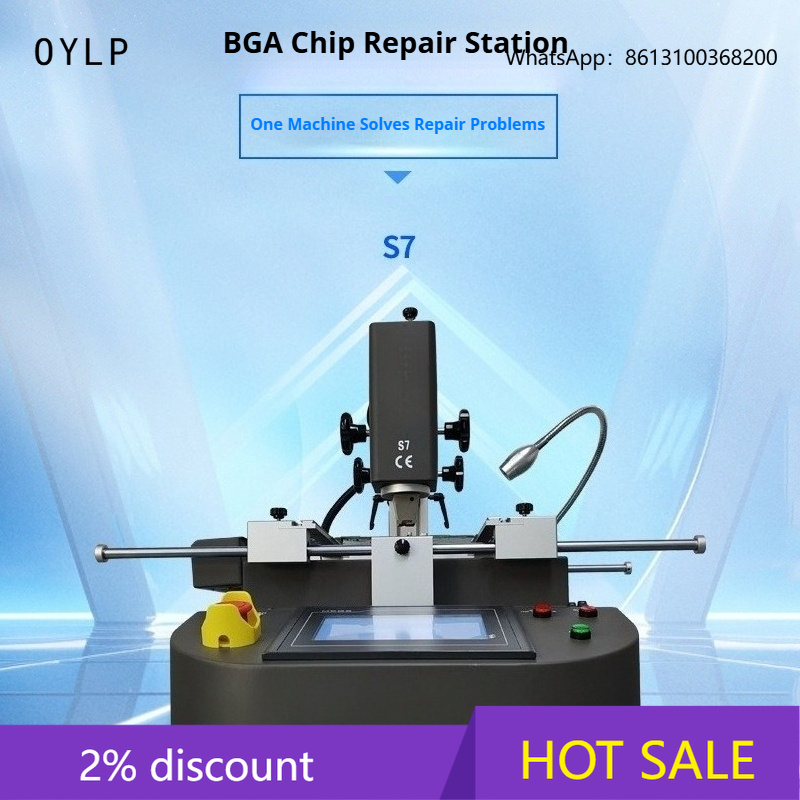 Infrared Bga Rework Station - OYLP S7 BGAリワークステーション ICチップ 熱風溶接機 SMT赤外線はんだ付け修理ツール