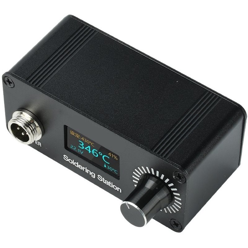 【A56X】T12 ポータブルミニデジタルはんだ付けステーシ - T12 Soldering Station Oled のレビューと価格