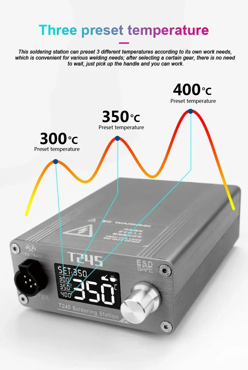OSS T245 はんだステーション 130 ワット 3S  - C245 Soldering Station 130W のレビューと価格