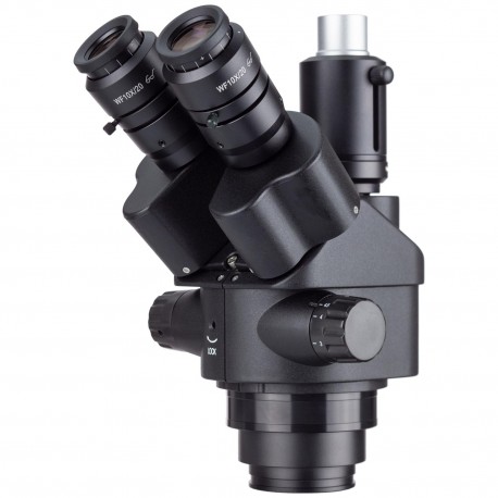 Amscope-simul-焦点三眼ズームステレオ顕微鏡ヘッ - Trinocular Stereo Microscope 7X-45X のレビューと価格