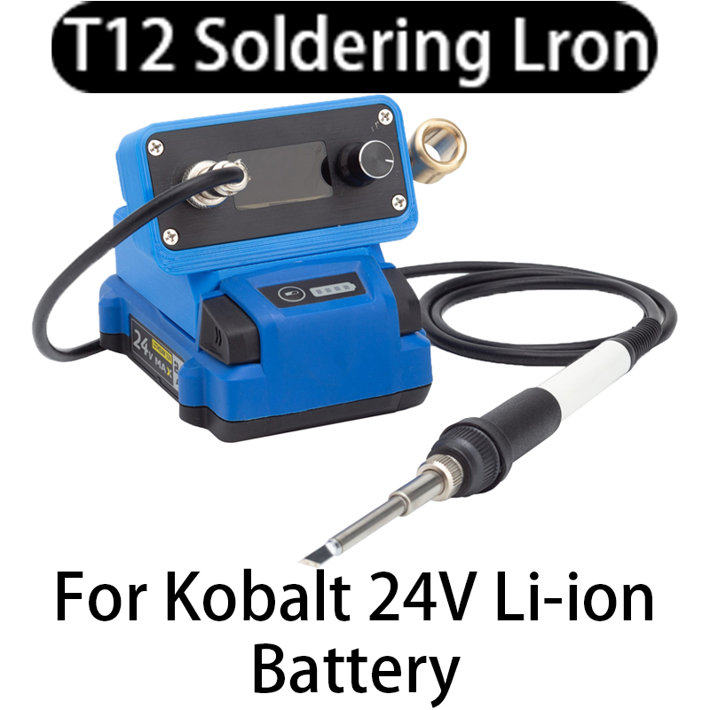 T12はんだ付けステーションはんだごてSTC、コバルト24V - T12 Soldering Station Oled のレビューと価格