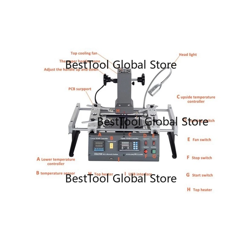 IR6500 赤外線 BGA はんだ付けリワークステーション - Infrared Bga Rework Station のレビューと価格