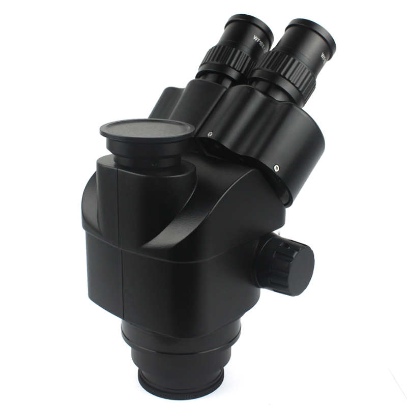 3.5X-90X シムルフォカ三眼実体顕微鏡、56 LED  - Trinocular Stereo Microscope 7X-45X のレビューと価格